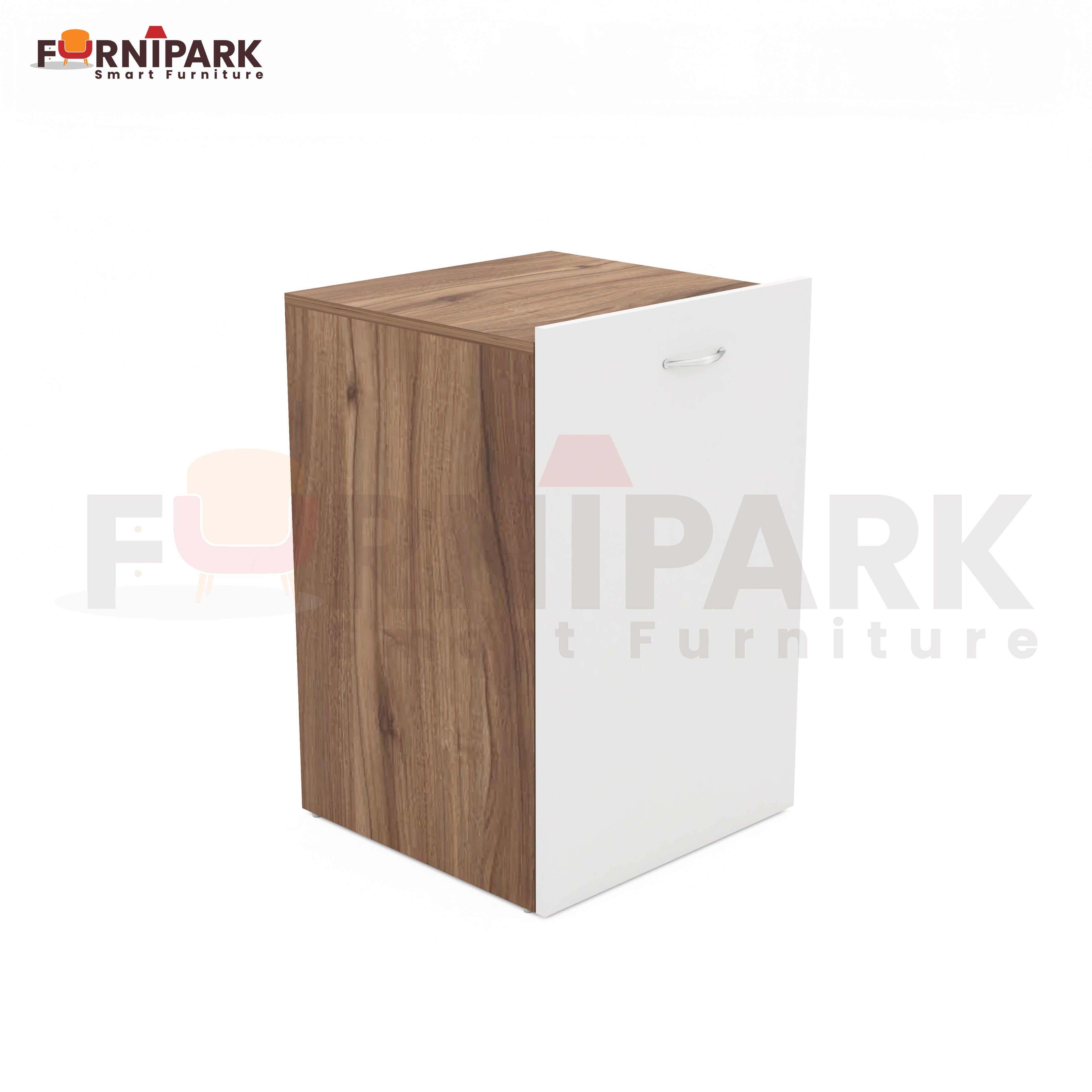 Extendable Table with Drawer (Leyon Walnut)