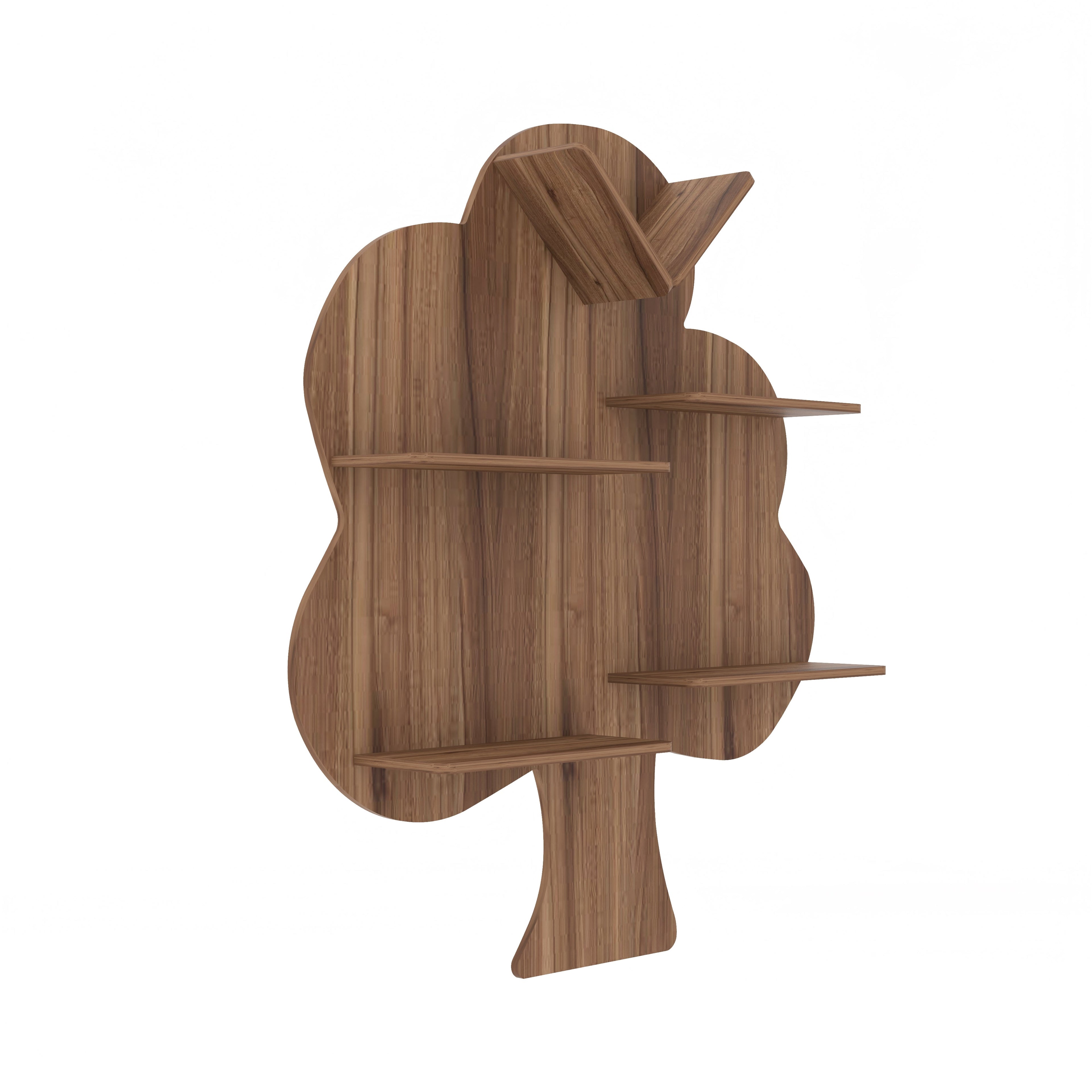 Tree Decor Wall Shelf (Walnut)