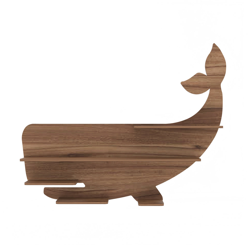 Wale Decor Wall Shelf (Walnut)