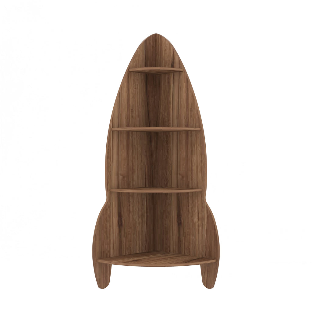 Rocket Decor Wall Shelf (Walnut)