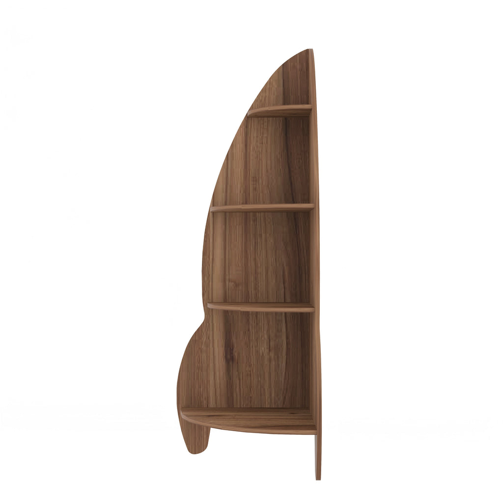 Rocket Decor Wall Shelf (Walnut)