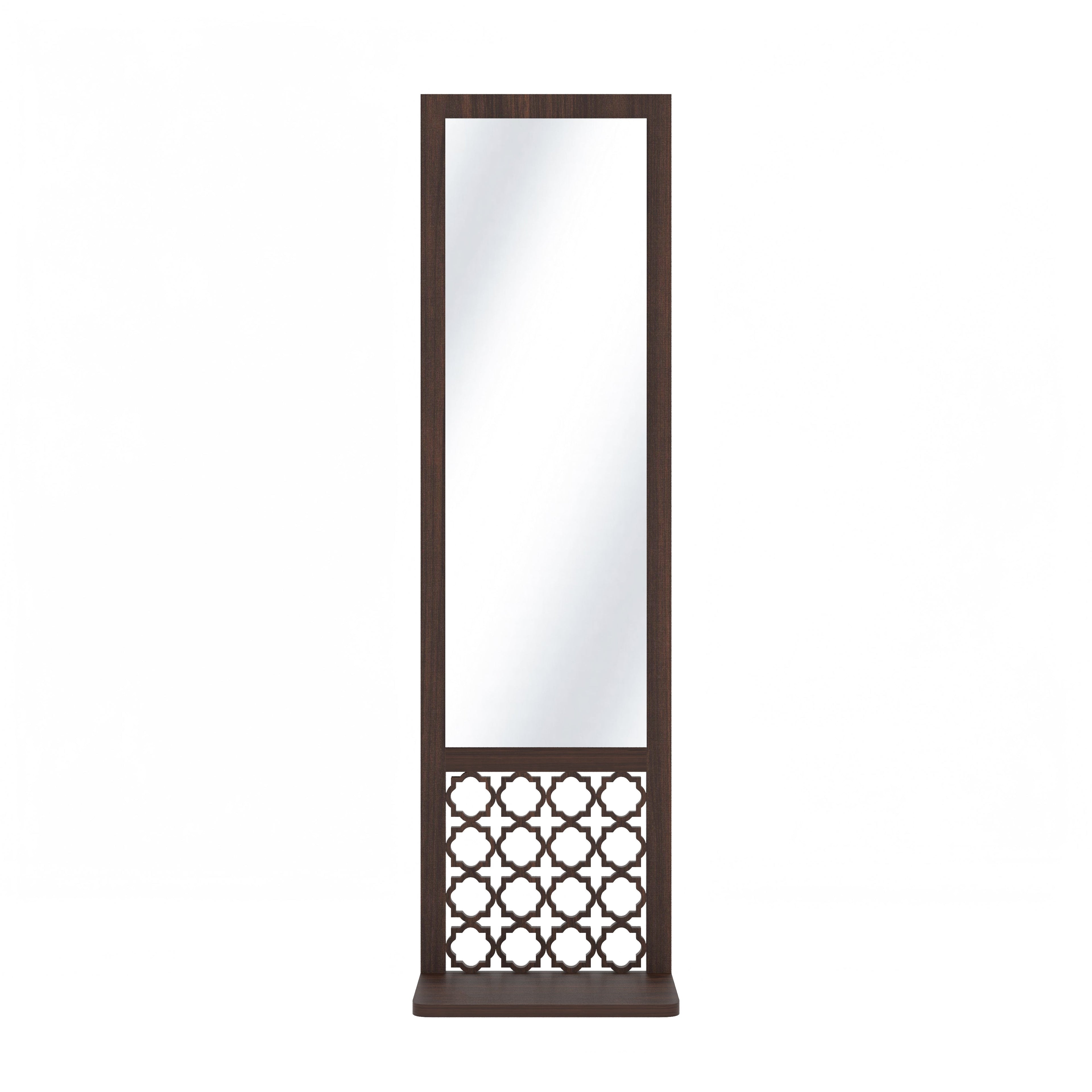 Moroccan Long Decor Wall Mirror (Wenge)