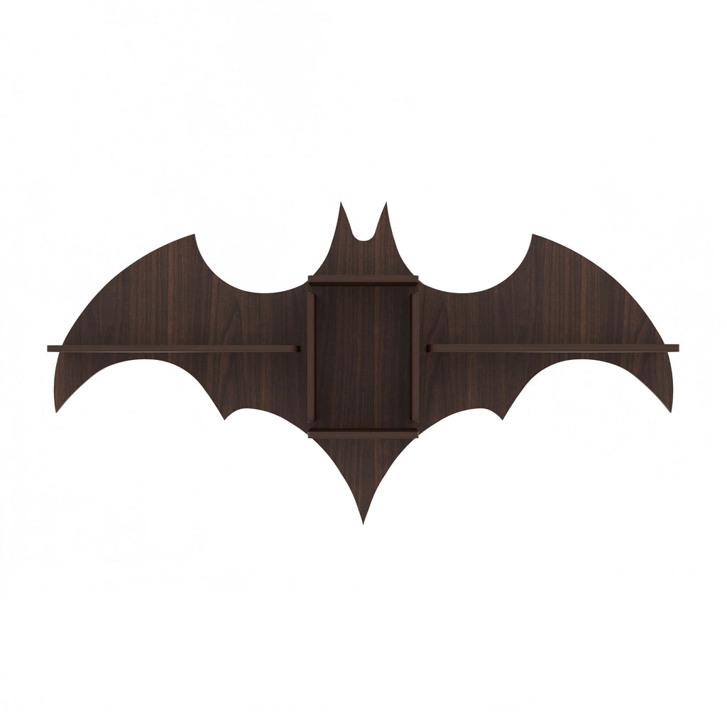Bat Decor Wall Shelf (Wenge)
