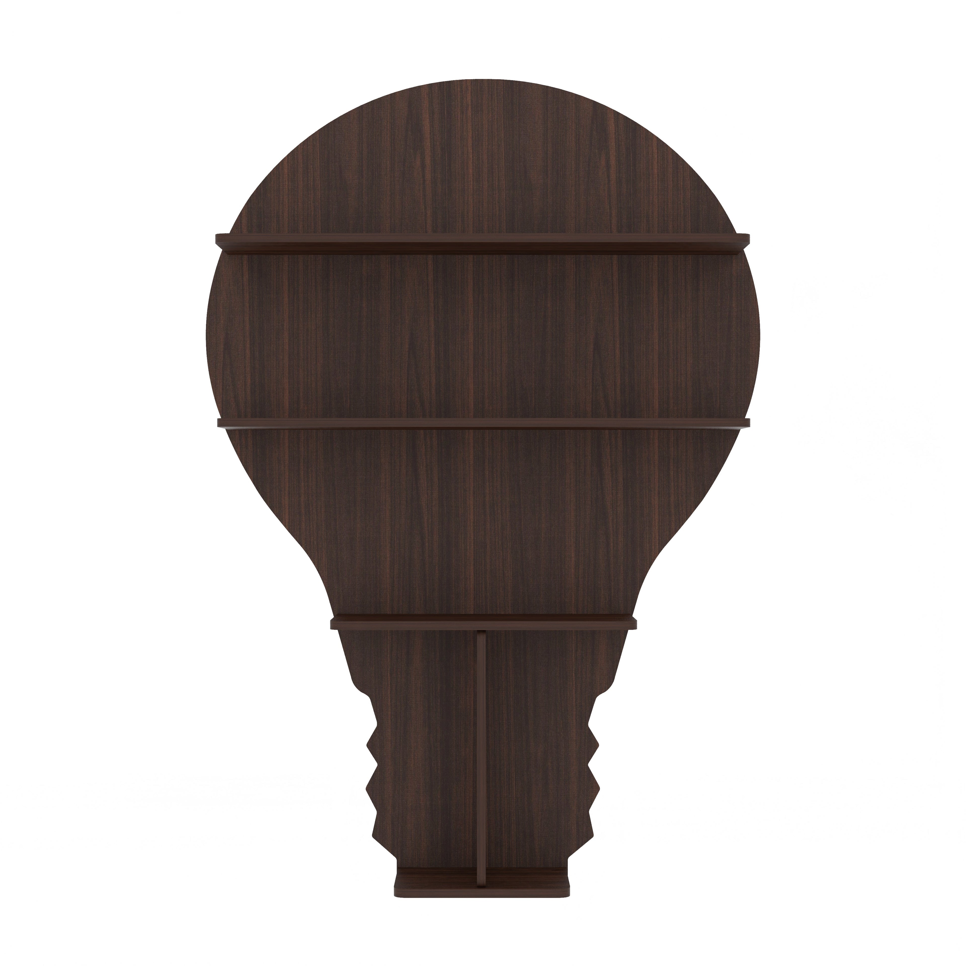 Bulb Decor Wall Shelf (Wenge)