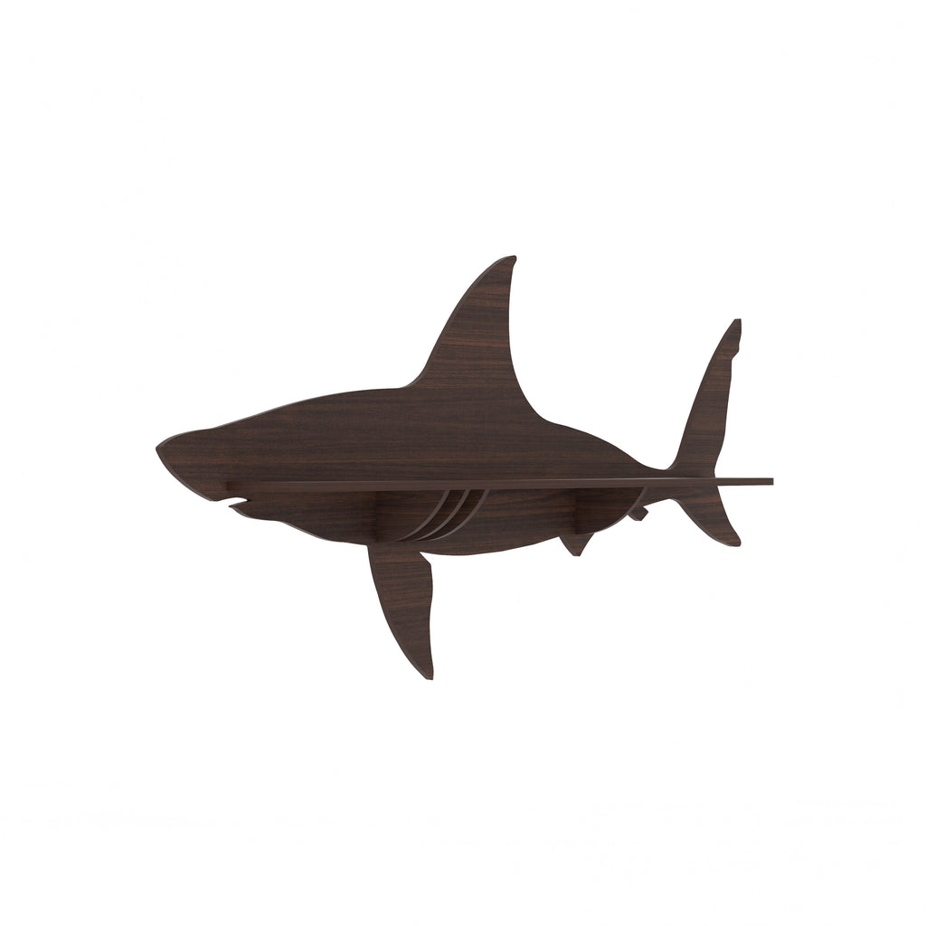 Shark Decor Wall Shelf (Wenge)