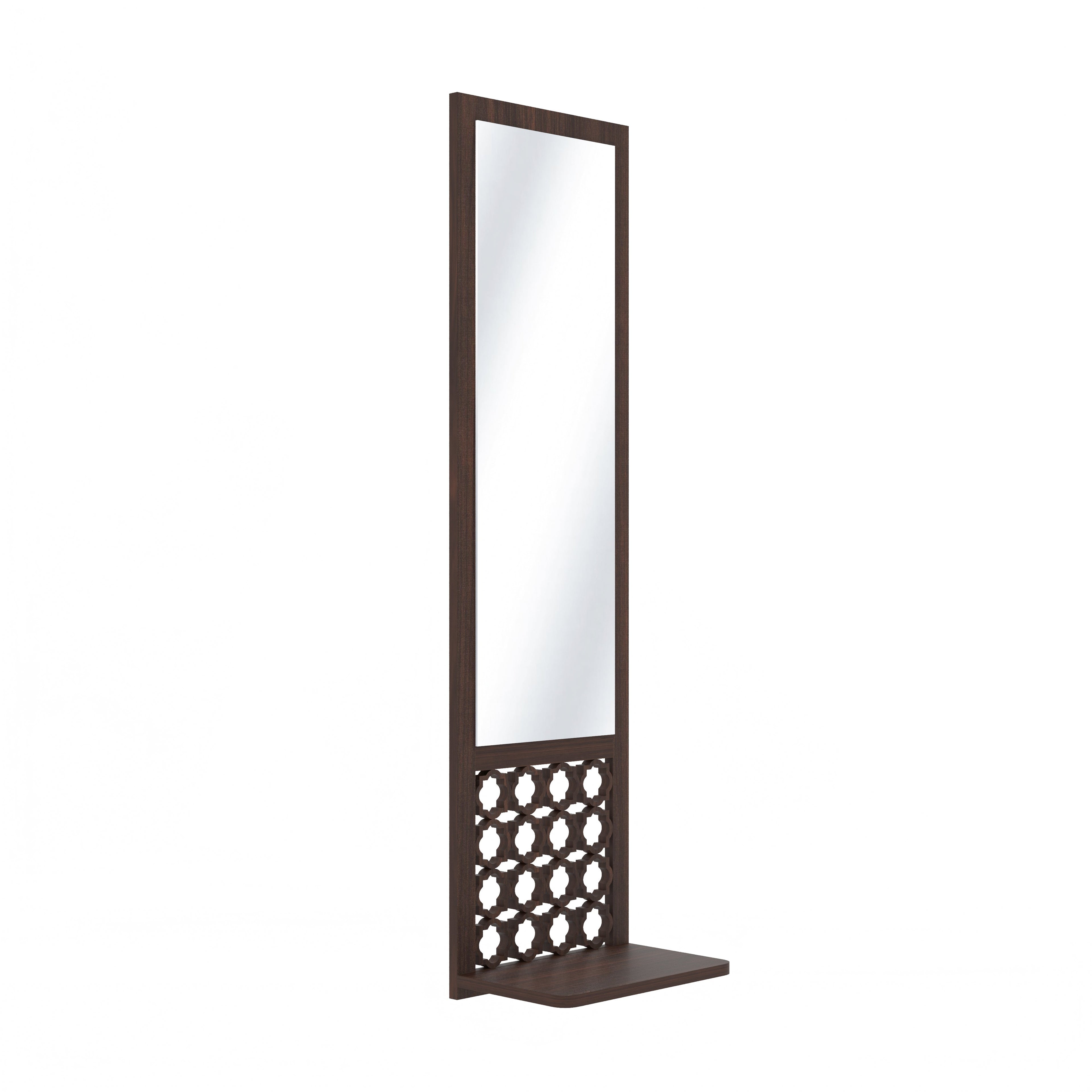 Moroccan Long Decor Wall Mirror (Wenge)