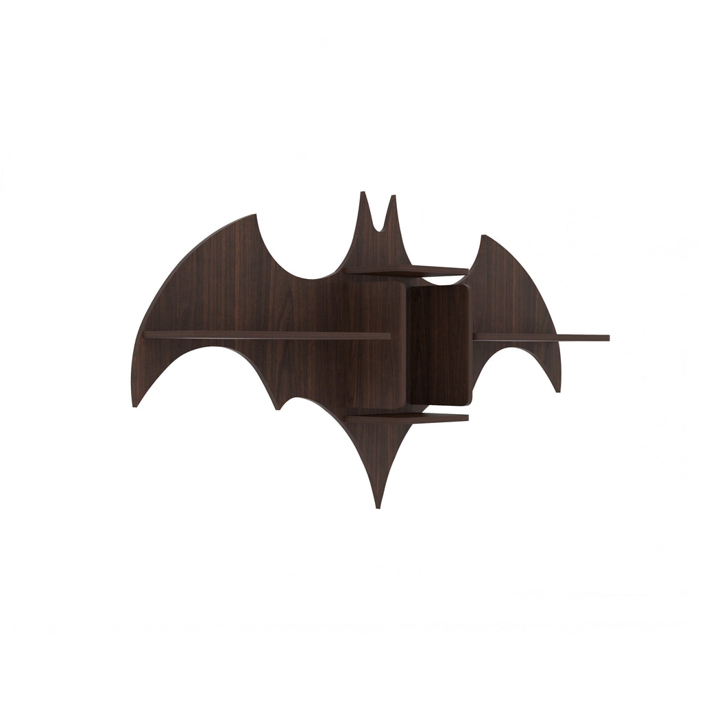 Bat Decor Wall Shelf (Wenge)