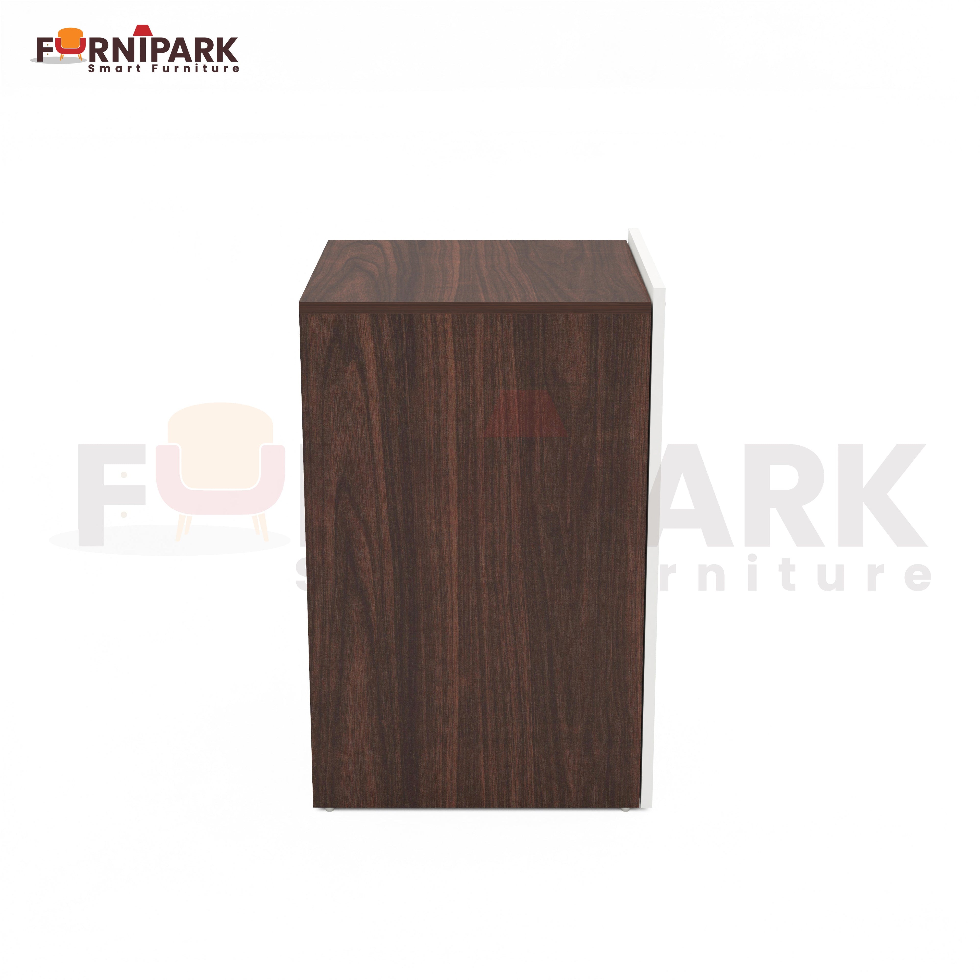 Extendable Table with Drawer (Redica Walnut)