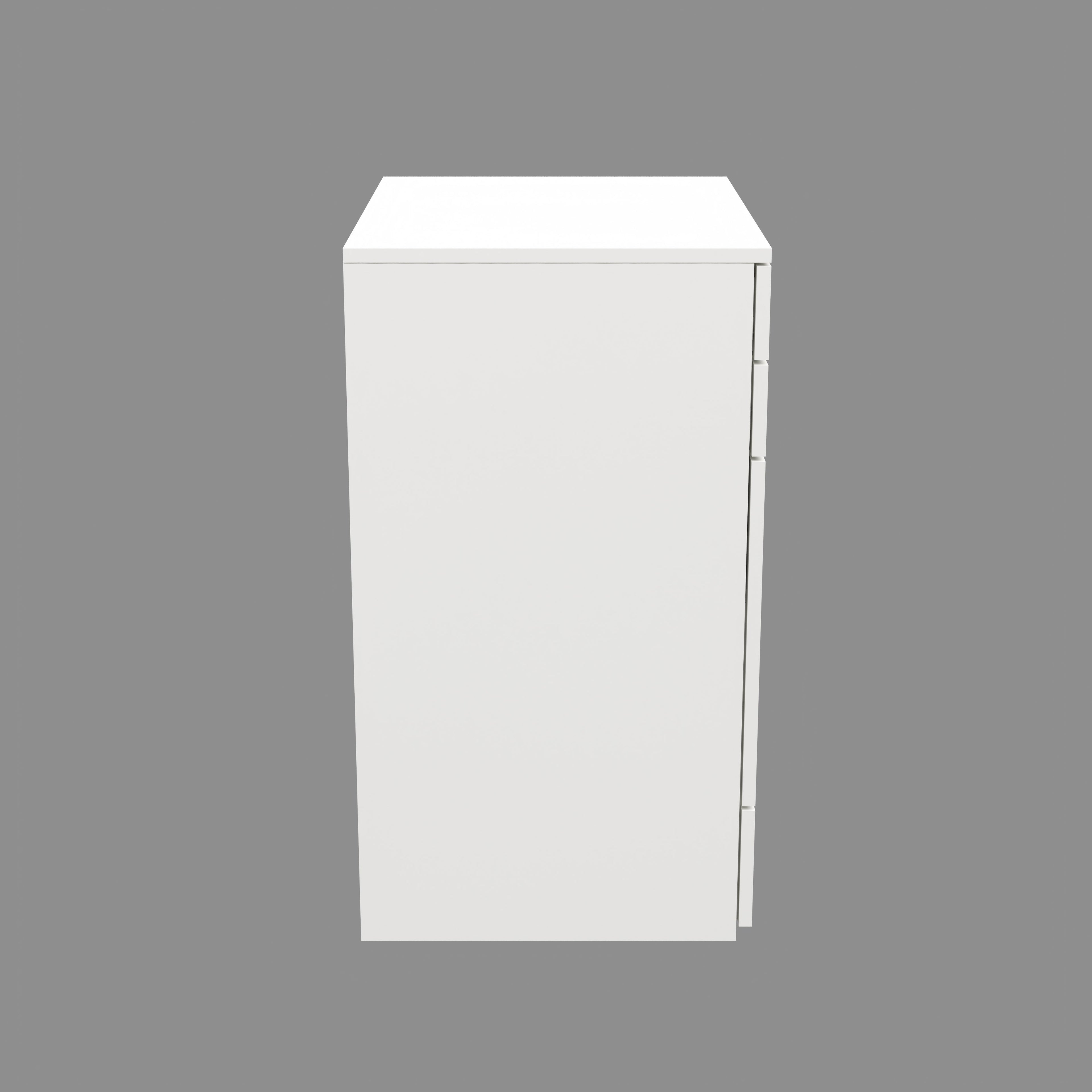 Modern Vanity Table with Hidden Jewelry Storage, Drawers & Lift-Up Mirror (White)