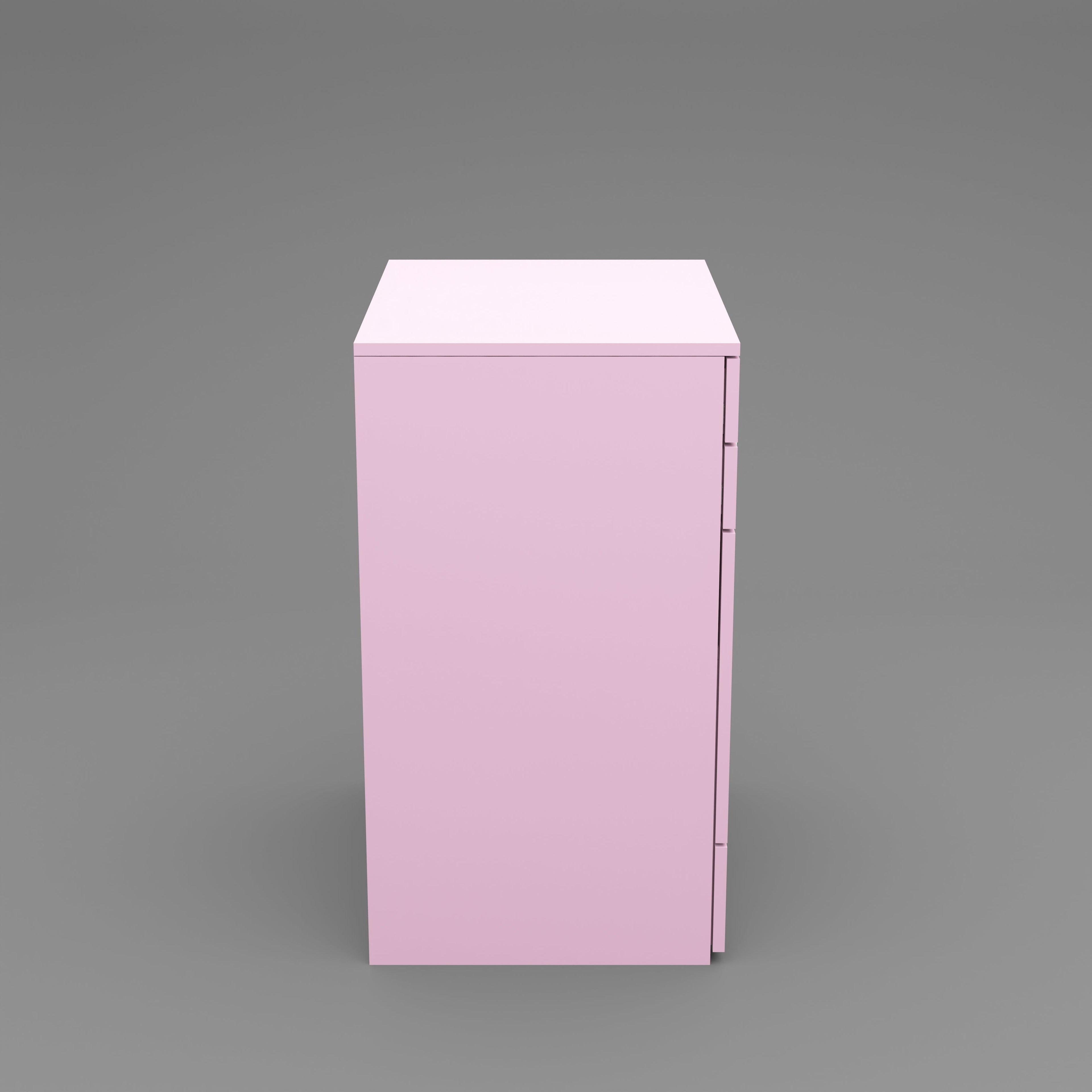 Modern Vanity Table with Hidden Jewelry Storage, Drawers & Lift-Up Mirror (Pink)