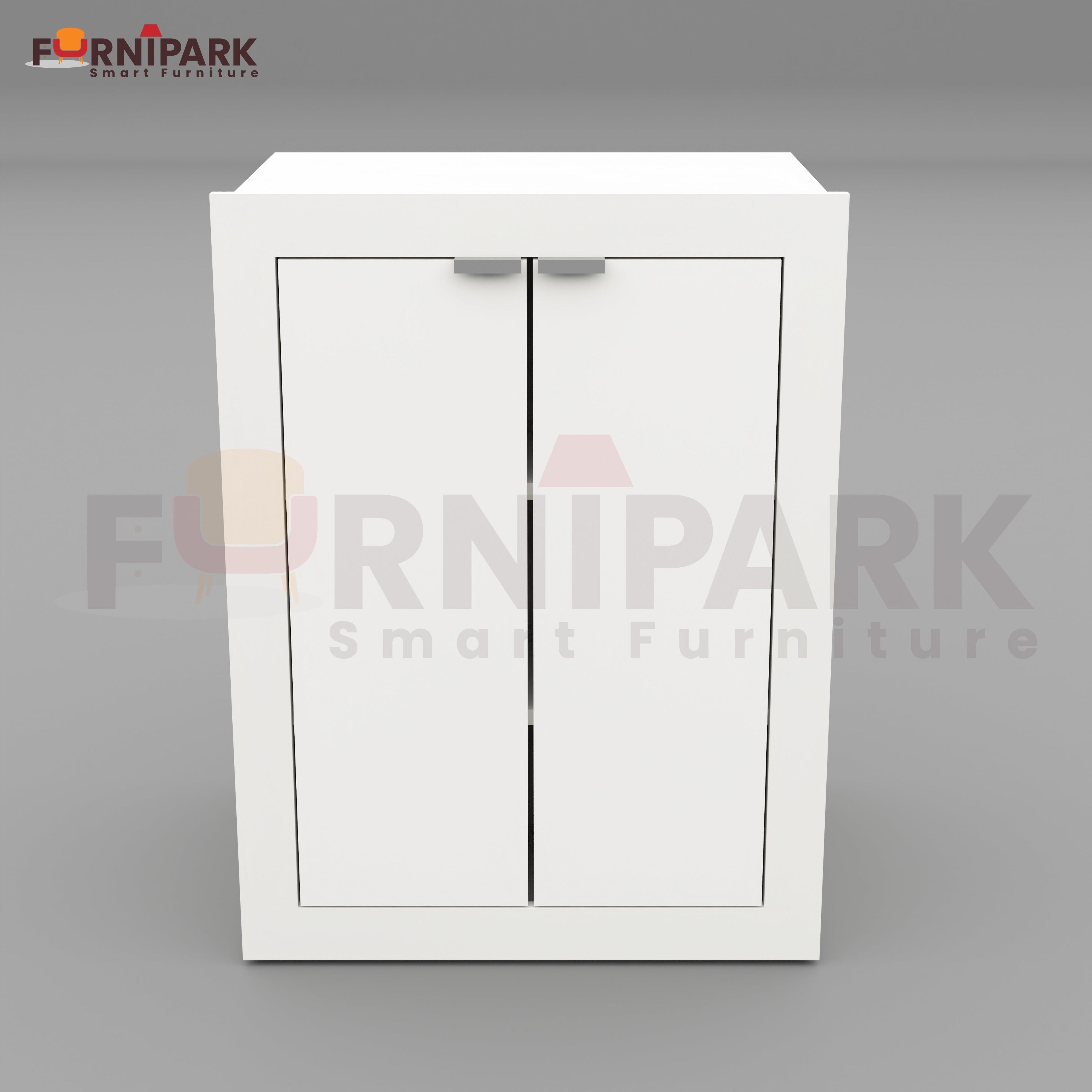 Expandable 2-in-1 Table with Book / File Cabinet (White)